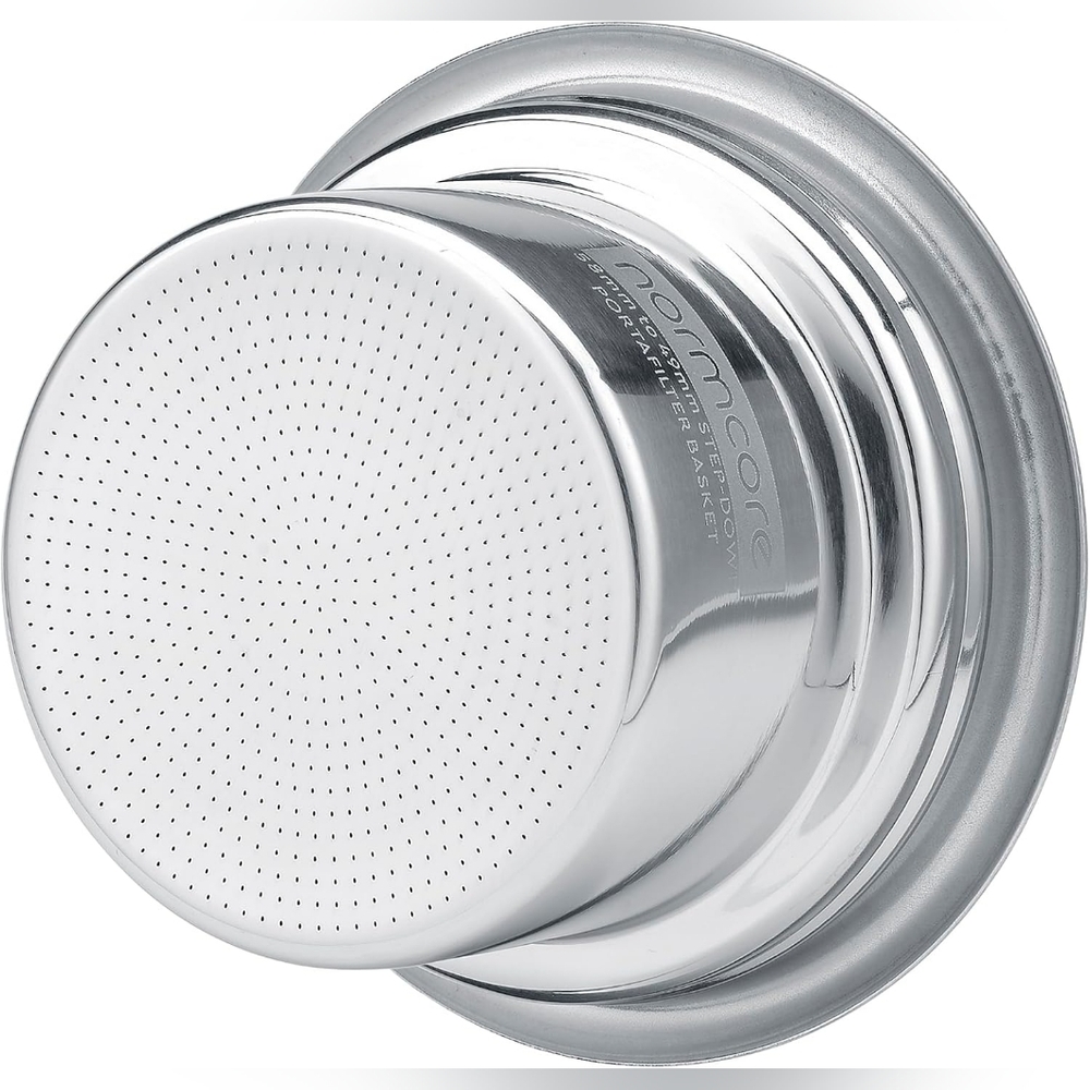 NIB Normcore STEPDOWN 58MM to 49mm Stainless BOTTOMLESS portafilter Basket Set